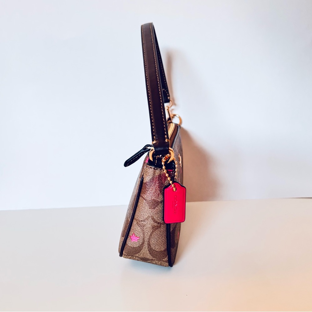 Coach Nolita 19 In Signature Canvas With Disco Star Print Mini Purse - Picture 3 of 6